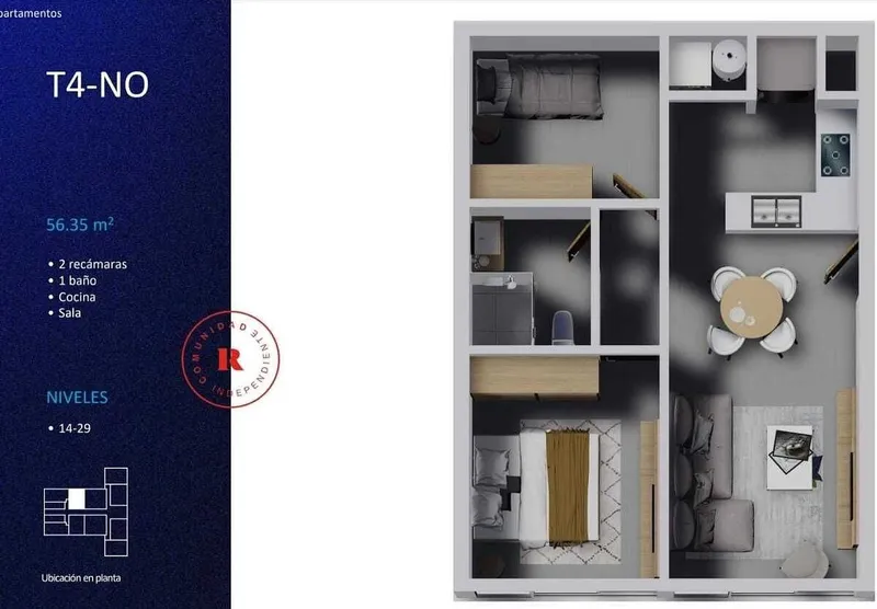 Departamento en venta · Centro, Monterrey, Nuevo León