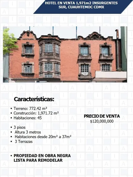 Departamento en venta · Hipodromo Condesa, Condesa, Cuauhtémoc, Ciudad de México