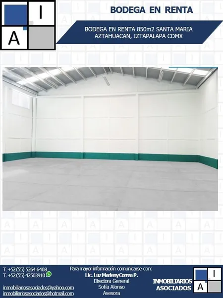 Bodega en alquiler · Santa María Aztahuacán, Iztapalapa, Ciudad de México
