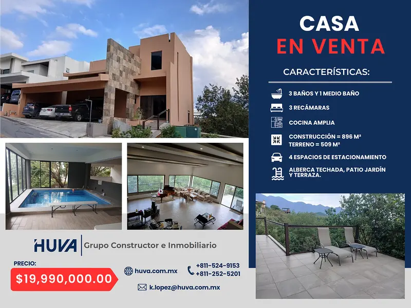 Casa en venta · Instituto Tecnológico de Estudios Superiores de Monterrey, Monterrey, Nuevo León