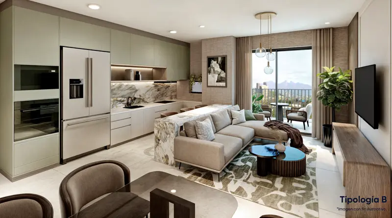 Departamento en venta · Santa María, Monterrey, Nuevo León
