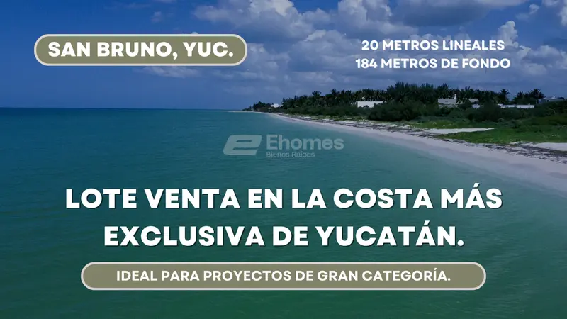Lote en venta · Pueblo Telchac Puerto, Telchac Puerto, Yucatán