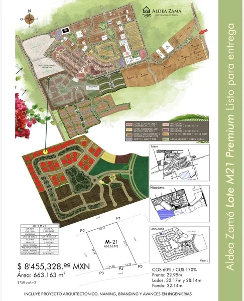 Lote en venta · Aldea Zama, Tulum, Quintana Roo Lote en venta · Aldea Zama, Tulum, Quintana Roo