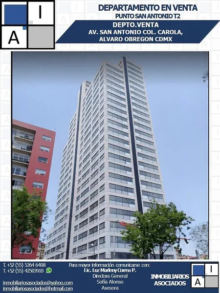 Departamento en venta · Carola, Álvaro Obregón, Ciudad de México Departamento en venta · Carola, Álvaro Obregón, Ciudad de México