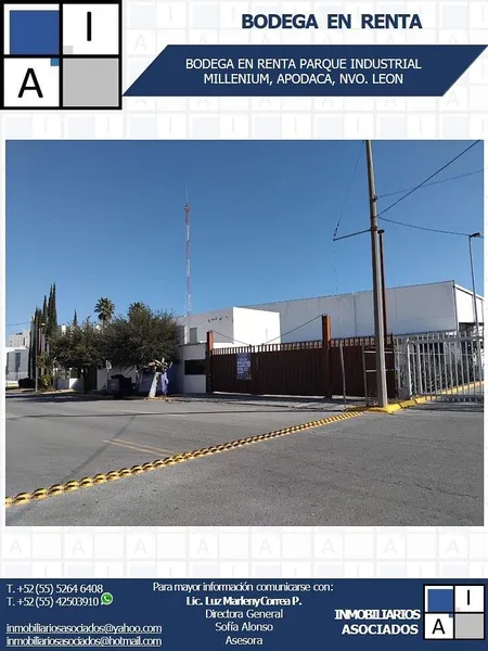 Bodega en renta · Parque Industrial Milenium, Apodaca, Nuevo León Bodega en renta · Parque Industrial Milenium, Apodaca, Nuevo León