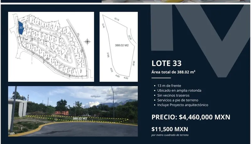 Lote en venta · El Barrial, Santiago, Nuevo León Lote en venta · El Barrial, Santiago, Nuevo León
