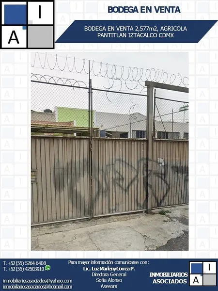 Bodega en venta · Agrícola Pantitlán, Iztacalco, Ciudad de México