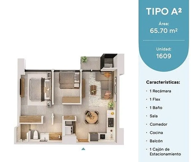 Departamento en venta · El Lechugal, Santa Catarina, Nuevo León