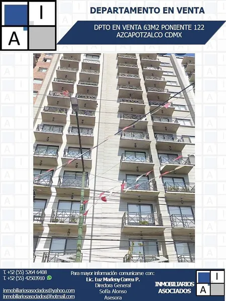 Departamento en venta · Azcapotzalco, Ciudad de México
