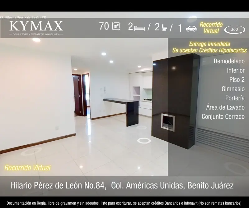 Departamento en venta · Américas Unidas, Benito Juárez, Ciudad de México Departamento en venta · Américas Unidas, Benito Juárez, Ciudad de México