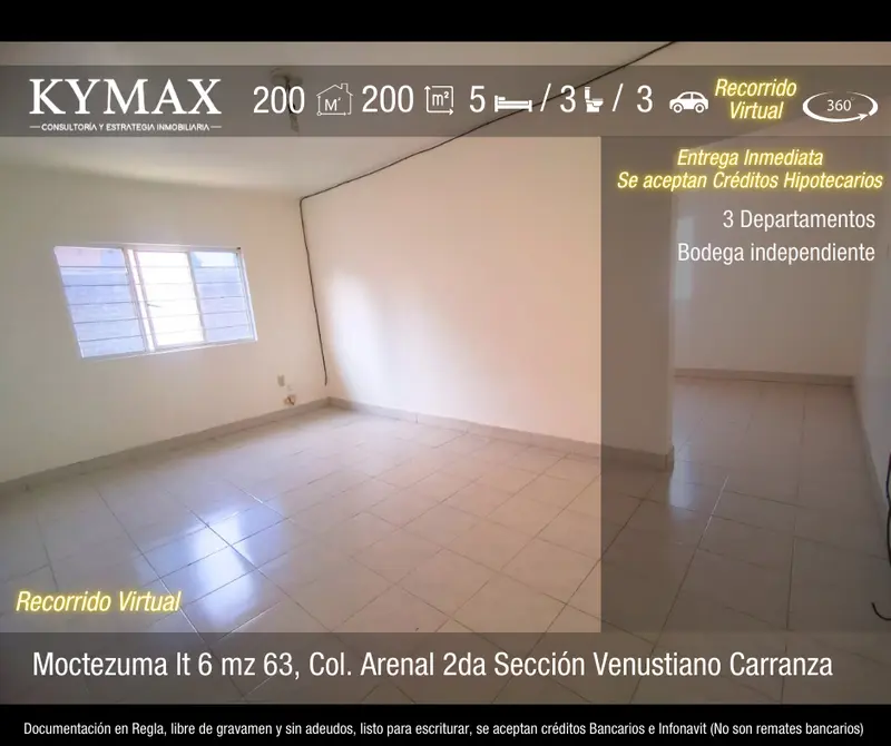 Casa en venta · Arenal 1a Sección, Venustiano Carranza, Ciudad de México