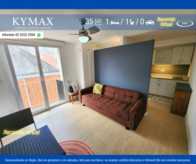 Departamento en venta · Centro (Área 1), Centro, Cuauhtémoc, Ciudad de México