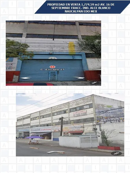 Lote en venta · Industrial Alce Blanco, Naucalpan de Juárez, Estado de México