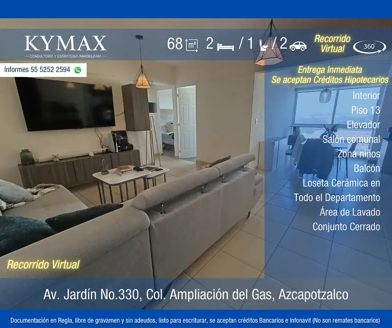 Departamento en venta · Del Gas, Azcapotzalco, Ciudad de México Departamento en venta · Del Gas, Azcapotzalco, Ciudad de México
