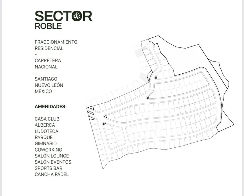 Lote en venta · Bosques de las Misiones Sector Encino, Santiago, Nuevo León