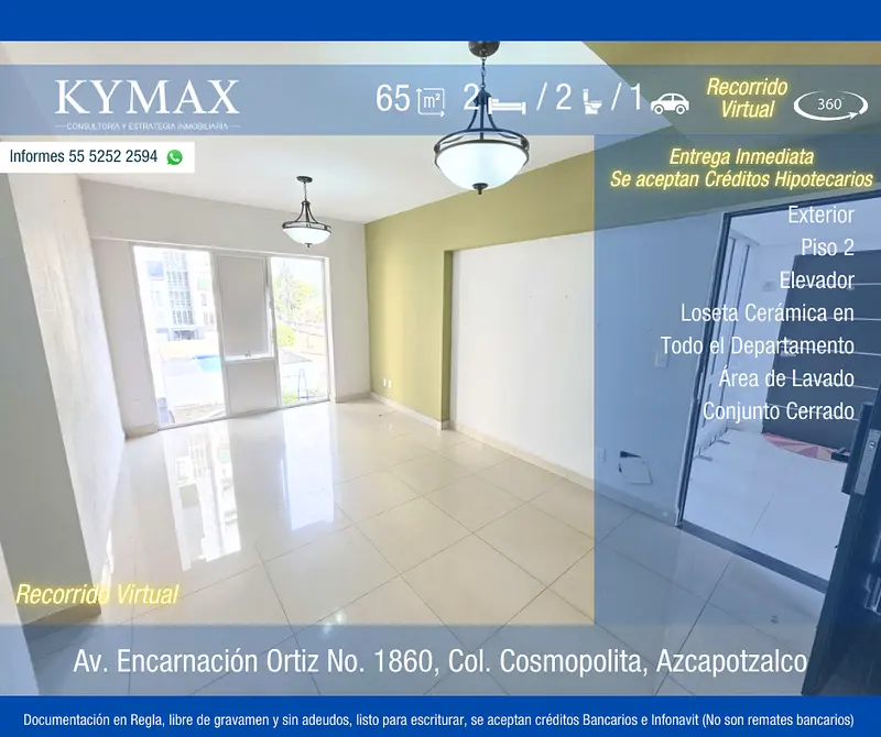 Departamento en venta · Cosmopolita, Azcapotzalco, Ciudad de México Departamento en venta · Cosmopolita, Azcapotzalco, Ciudad de México
