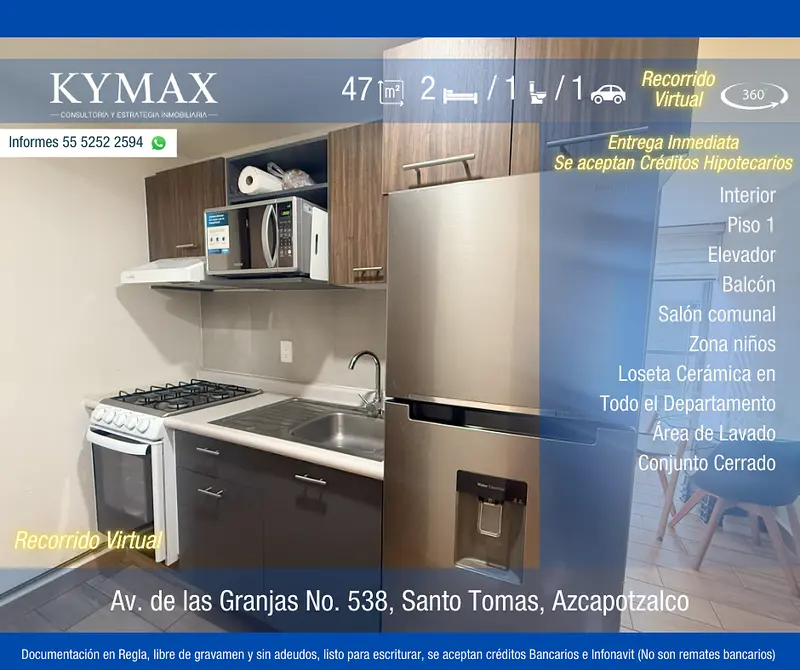 Departamento en venta · Azcapotzalco, Ciudad de México