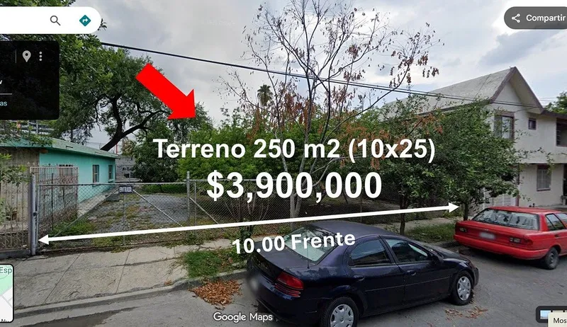 Lote en venta · España, Monterrey, Nuevo León Lote en venta · España, Monterrey, Nuevo León