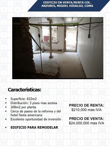 Departamento en venta · Anzures, Miguel Hidalgo, Ciudad de México Departamento en venta · Anzures, Miguel Hidalgo, Ciudad de México