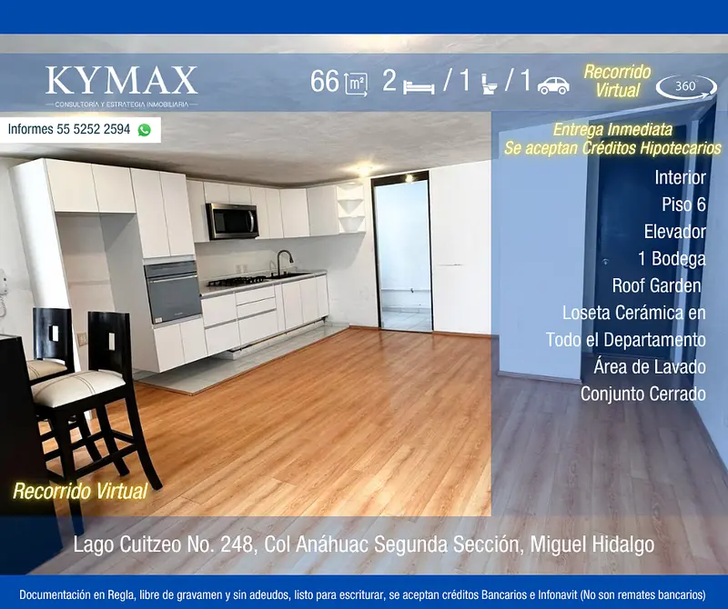 Departamento en venta · Anahuac II Sección, Anahuac, Miguel Hidalgo, Ciudad de México Departamento en venta · Anahuac II Sección, Anahuac, Miguel Hidalgo, Ciudad de México