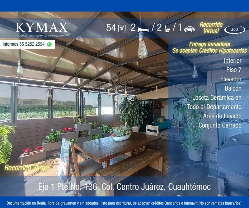 Departamento en venta · Centro (Área 1), Centro, Cuauhtémoc, Ciudad de México
