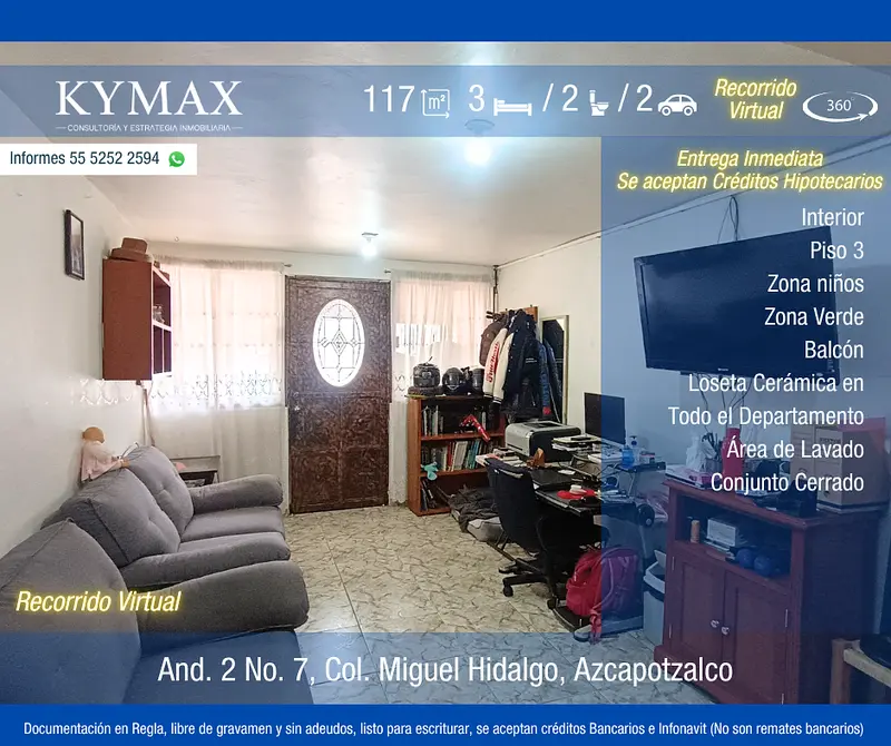 Condominio en venta · Miguel Hidalgo, Azcapotzalco, Ciudad de México