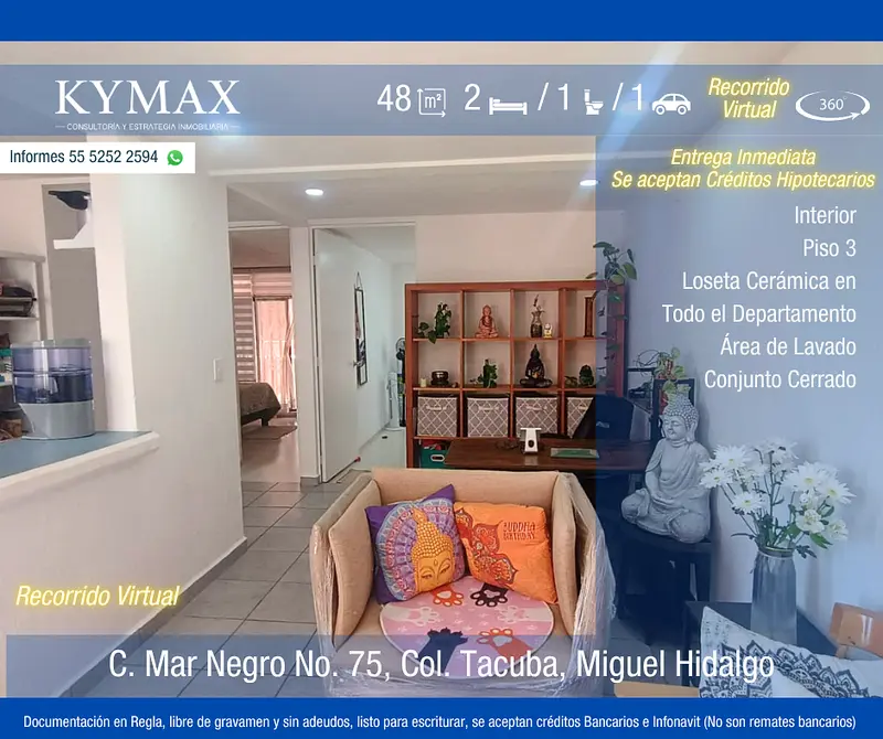 Departamento en venta · Tacuba, Miguel Hidalgo, Ciudad de México