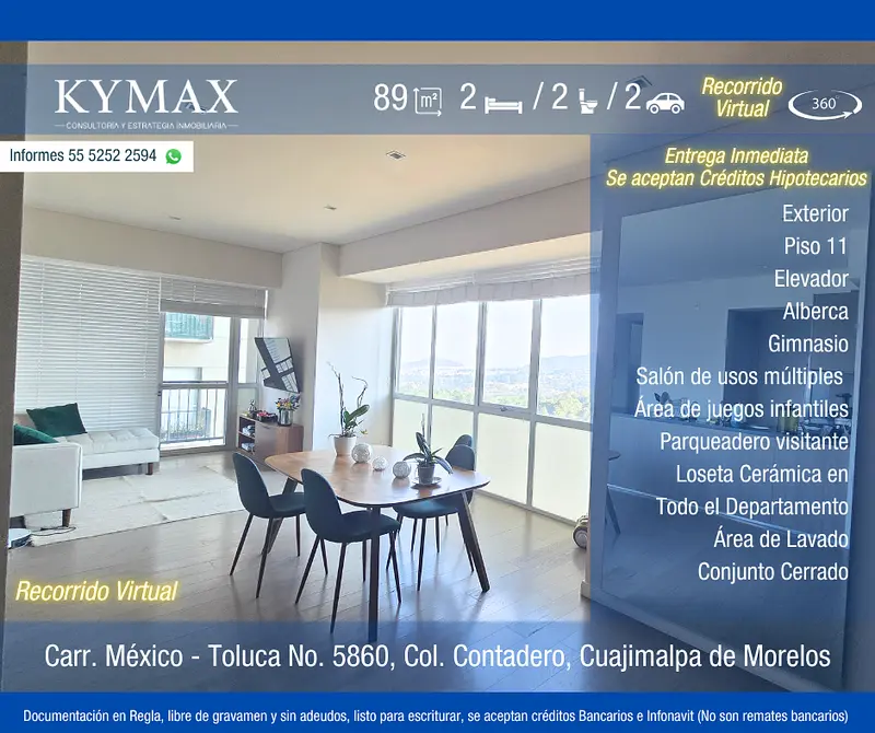 Departamento en venta · Contadero, Cuajimalpa de Morelos, Ciudad de México