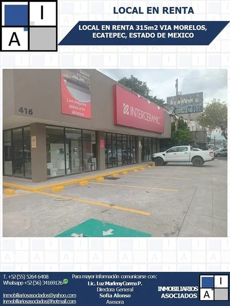 Comercio en alquiler · Cuauhtémoc Xalostoc, Ecatepec de Morelos, Estado de México