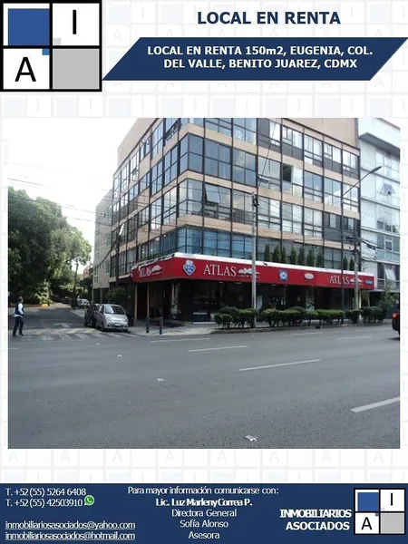 Comercio en alquiler · Del Valle Centro, Del Valle, Benito Juárez, Ciudad de México