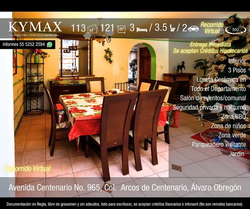Casa en venta · Arcos Centenario, Álvaro Obregón, Ciudad de México Casa en venta · Arcos Centenario, Álvaro Obregón, Ciudad de México