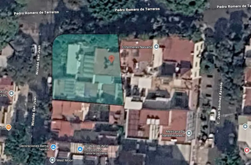 Lote en venta · Narvarte Poniente, Narvarte, Benito Juárez, Ciudad de México