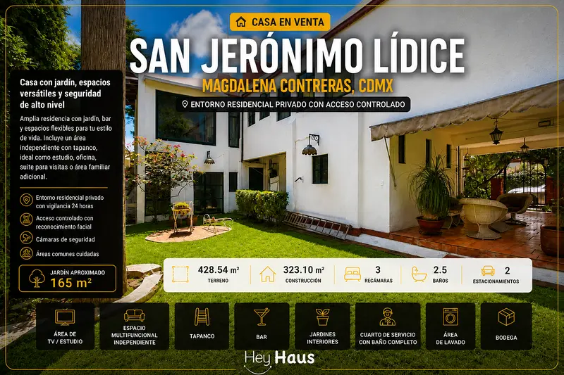 Casa en venta · San Jerónimo Lídice, La Magdalena Contreras, Ciudad de México