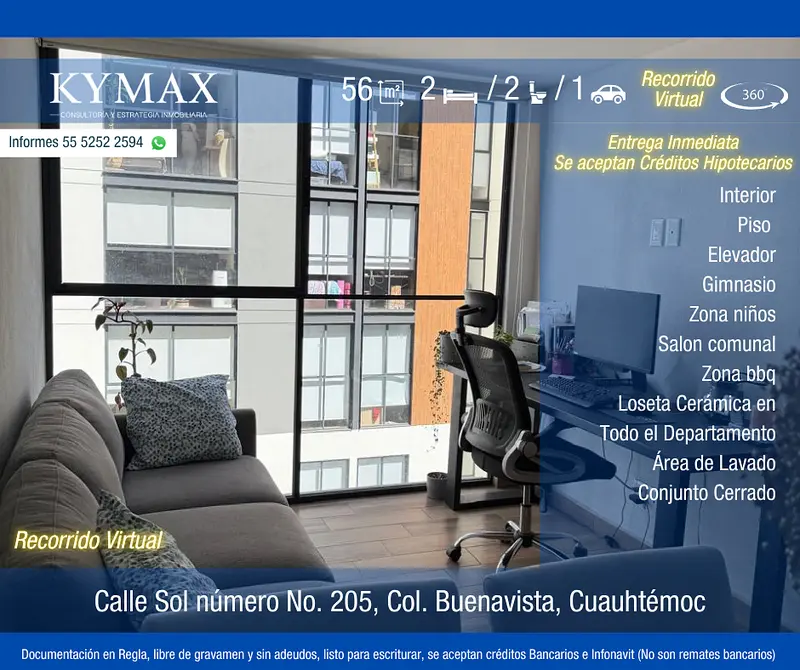 Departamento en venta · Buenavista, Cuauhtémoc, Ciudad de México
