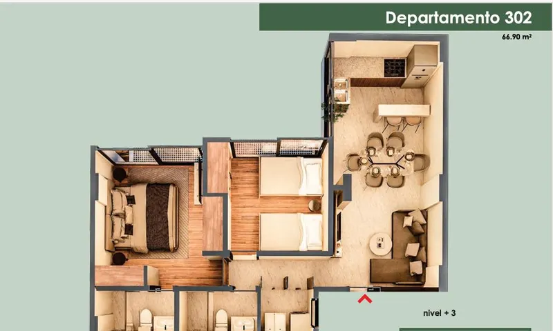 Departamento en venta · Napoles, Benito Juárez, Ciudad de México