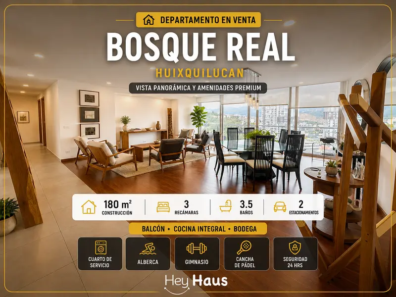 Departamento en venta · Bosque Real, Huixquilucan, Estado de México Departamento en venta · Bosque Real, Huixquilucan, Estado de México