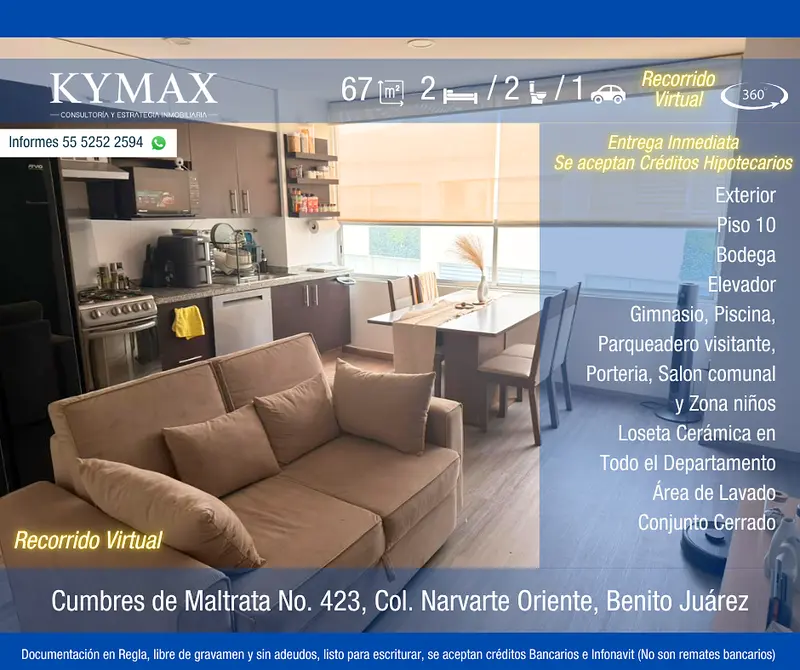 Departamento en venta · Benito Juárez Santa Cruz del Tejocote, San José del Rincón, Estado de México