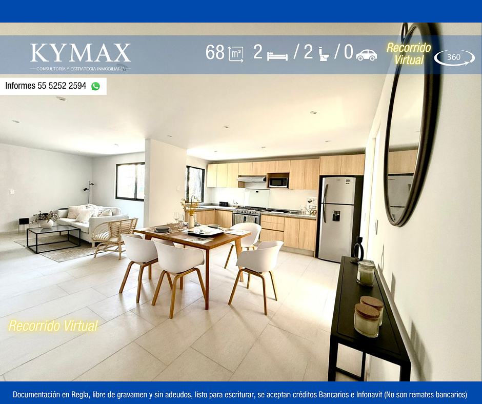 Departamento en venta · Atenor Salas, Benito Juárez, Ciudad de México