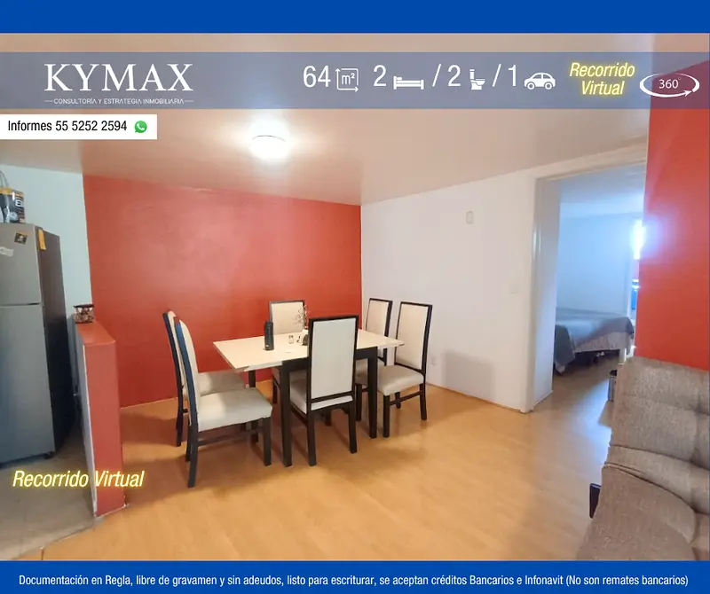 Departamento en venta · Benito Juárez Santa Cruz del Tejocote, San José del Rincón, Estado de México