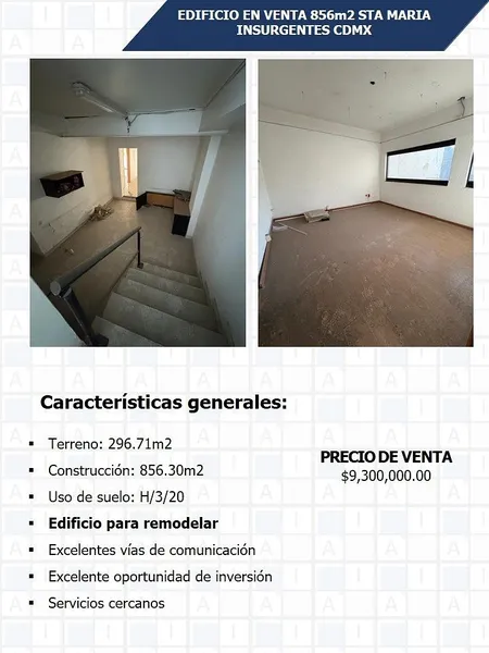 Departamento en venta · Santa Maria Insurgentes, Cuauhtémoc, Ciudad de México