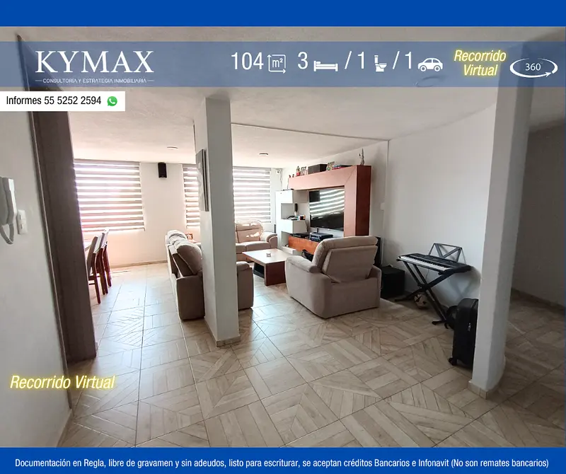 Departamento en venta · Letrán Valle, Benito Juárez, Ciudad de México