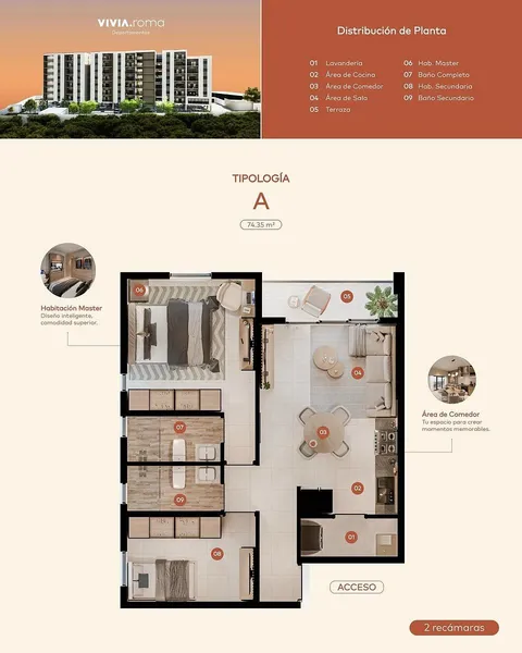 Departamento en venta · Jardines Roma, Monterrey, Nuevo León