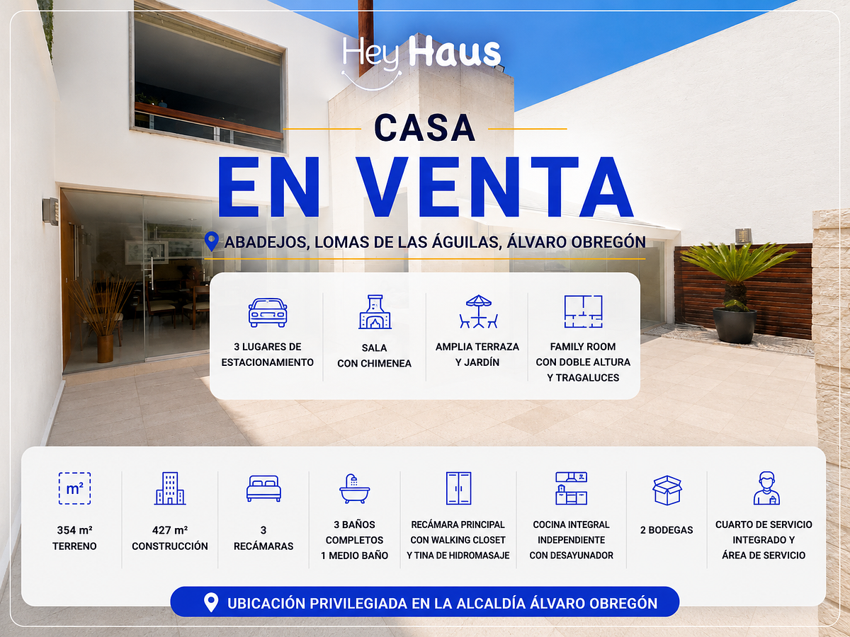 Casa en venta · Lomas De Las Águilas, Las Águilas, Álvaro Obregón, Ciudad de México