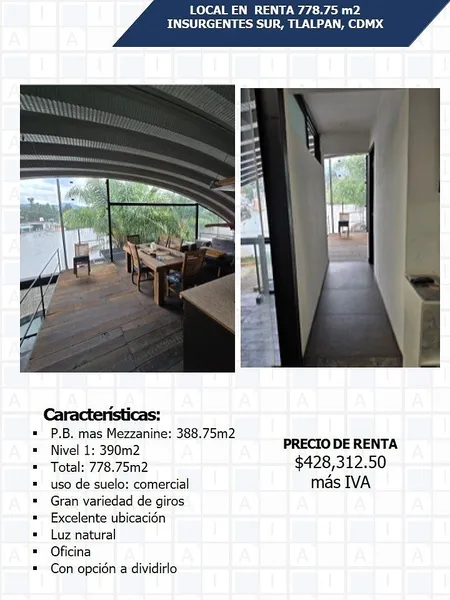 Comercio en renta · Santa Úrsula Xitla, Tlalpan, Ciudad de México