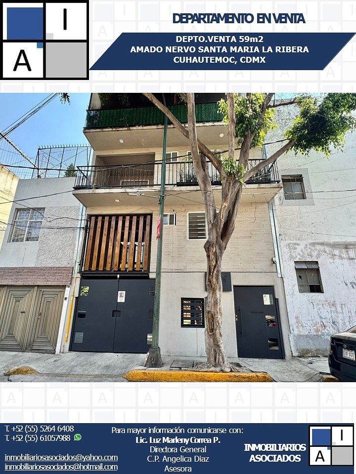 Departamento en venta · Santa Maria La Ribera, Cuauhtémoc, Ciudad de México