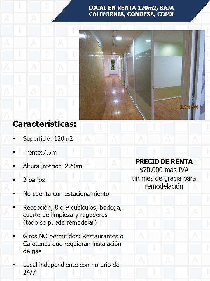 Comercio en renta · Hipodromo Condesa, Condesa, Cuauhtémoc, Ciudad de México Comercio en renta · Hipodromo Condesa, Condesa, Cuauhtémoc, Ciudad de México
