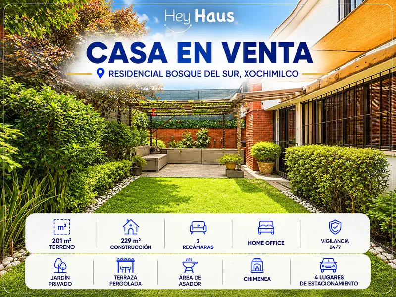 Casa en venta · Bosque Residencial del Sur, Xochimilco, Ciudad de México