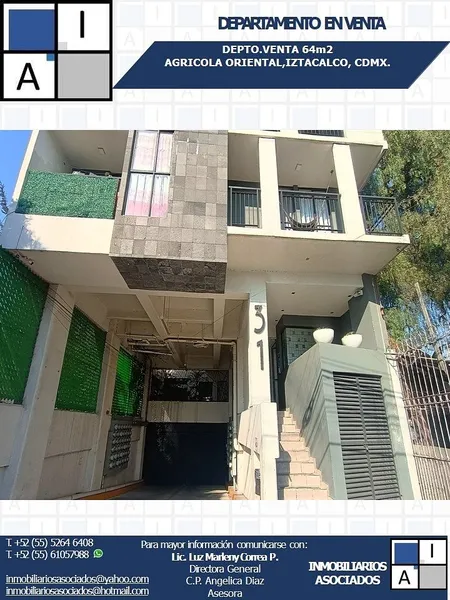 Departamento en venta · Agrícola Oriental, Iztacalco, Ciudad de México Departamento en venta · Agrícola Oriental, Iztacalco, Ciudad de México