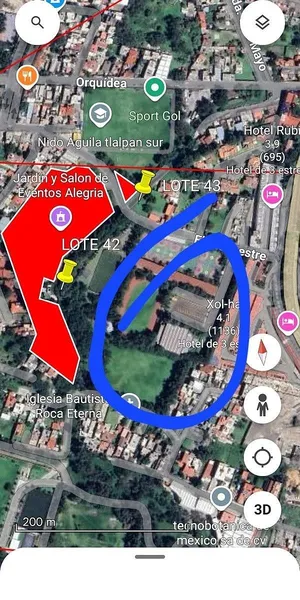 Lote en renta · San Pedro Mártir, Tlalpan, Ciudad de México