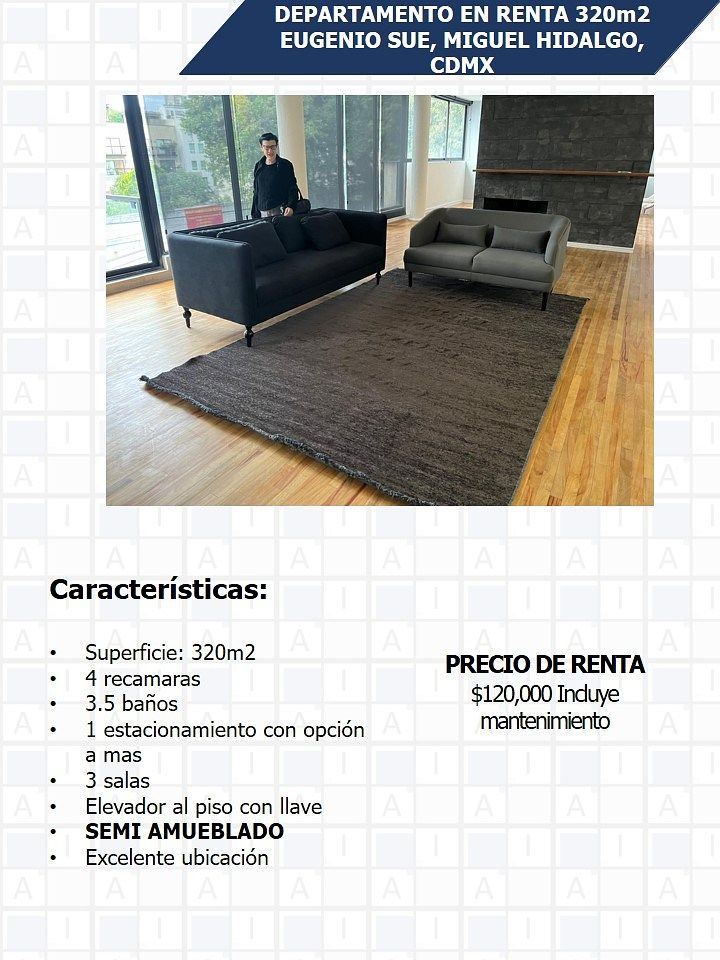 Departamento en renta · Polanco, Miguel Hidalgo, Ciudad de México Departamento en renta · Polanco, Miguel Hidalgo, Ciudad de México